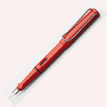 LAMY safari 狩獵者系列紅鋼筆 